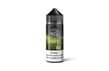 Compelling image of e-liquid, prominently featuring the Vapemilitia brand and highlighting the sweet and nostalgic 'Green Apple Cotton Candy.' This visual representation seamlessly aligns with the page's context, offering a delightful and whimsical glimpse into the diverse and flavorful vaping experience curated by Vapemilitia.