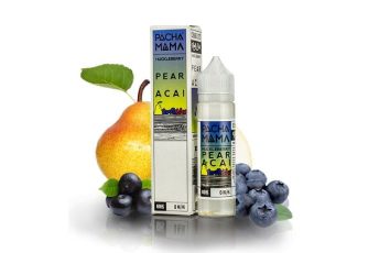 Captivating image showcasing Vapemilitia eliquid, with a focus on the exquisite Huckleberry-Pear-Acai flavor, thoughtfully integrated to harmonize with the page's context.