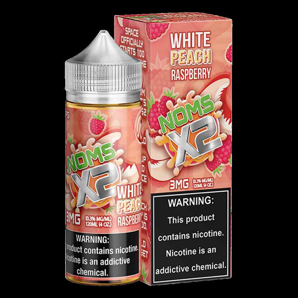 Fascinating image of e-liquid, prominently featuring the Vapemilitia brand and highlighting the luscious 'White Peach Raspberry.' This visual representation seamlessly aligns with the page's context, offering a fruity and delightful glimpse into the diverse and satisfying vaping experience curated by Vapemilitia.